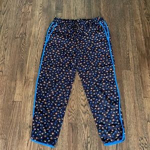 Madewell pants size S black w/flower print